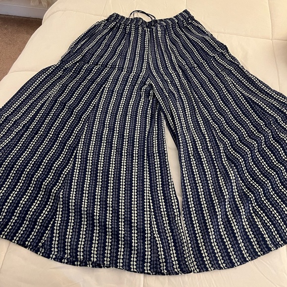 BRAND NEW WITH TAGS Two Legged Skirt Palazzo Style Real Indian Cotton - Picture 3 of 4